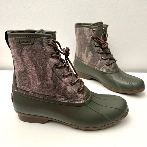 Sperry | Shoes | Sperry Saltwater Rain Boots Olive  display picture 1